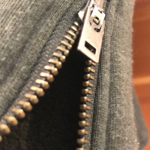 ATHLETA Army green zip up jacket - Picture 2 of 7